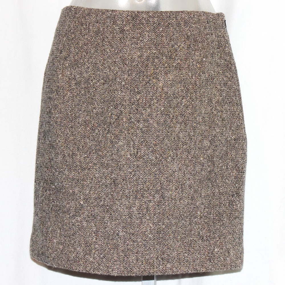 Ann Taylor Wool Blend Lined Skirt Career Sz 6